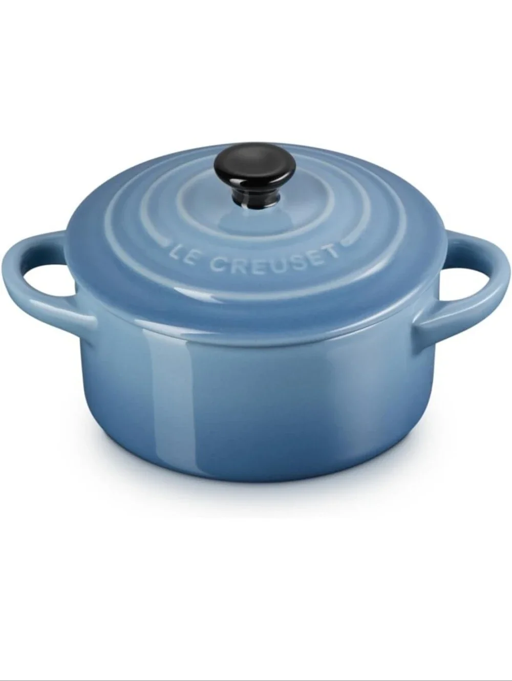 Le Creuset Stoneware Petite Round Mini Cocotte- Marine
